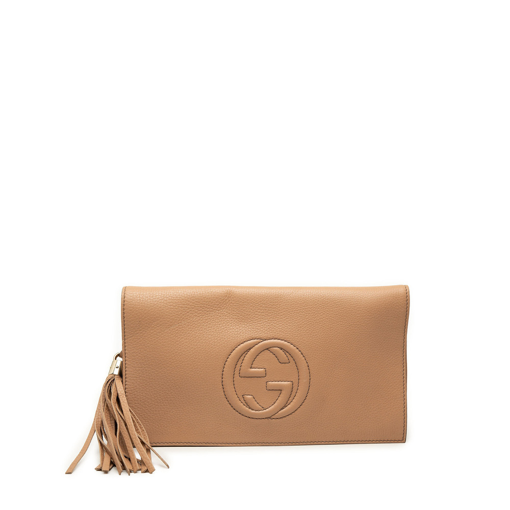 Pre-Loved Gucci Calfskin Soho Disco Clutch
